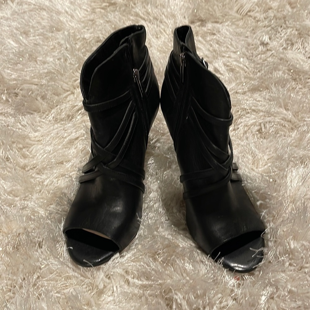 Black Booties Vince Camuto worn a few times ****No Box ***